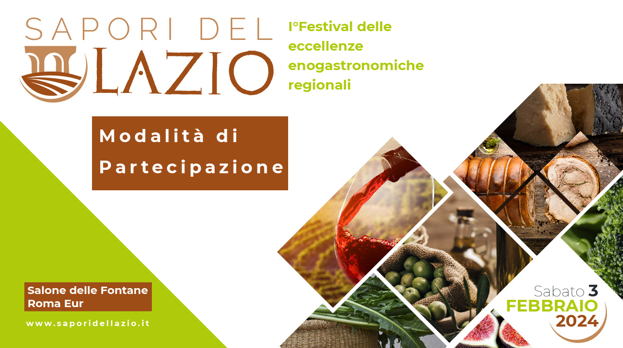 Sapori del Lazio – Sabato 3 Febbraio 2024